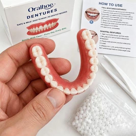 Adjustable Cosmetic Temporary Dentures for Smile Restoration