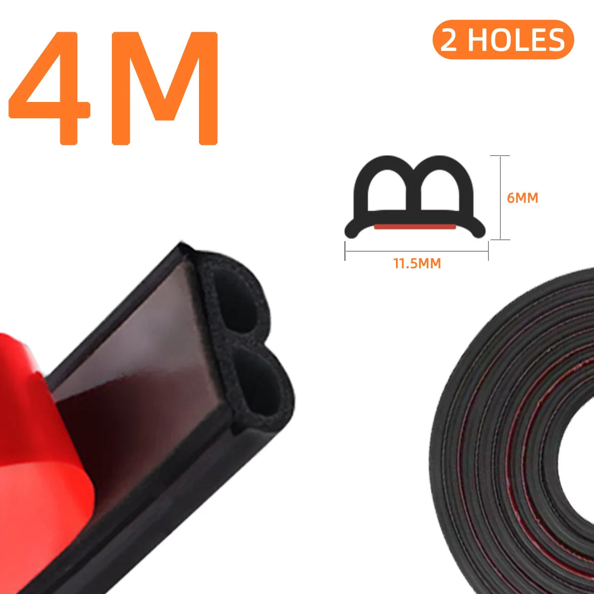 Universal Self-Adhesive Automotive Door Sealing Strip