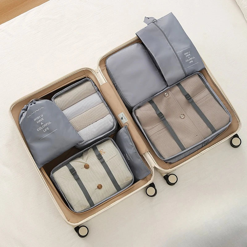 Travel Luggage Organizer Storage Bag Set