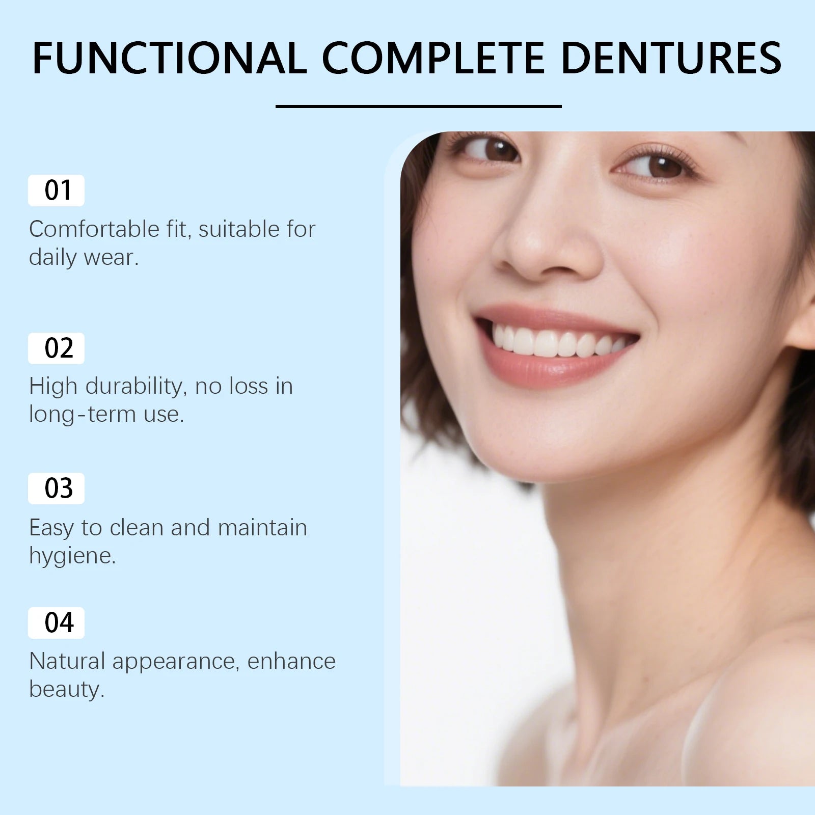 Cosmetic Denture Set for Instant Smile Enhancement - 10