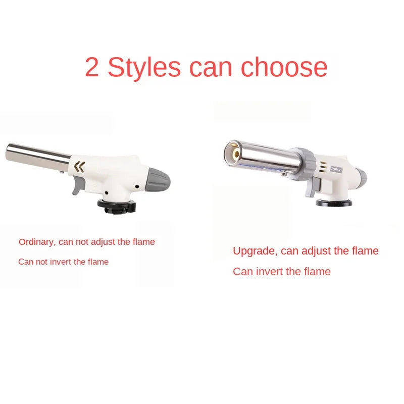 Adjustable Butane Culinary Torch for Camping and Cooking