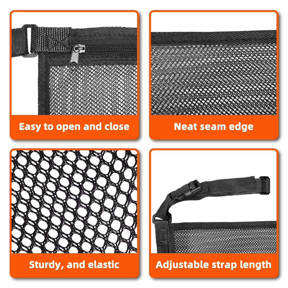 Car Ceiling Storage Net Pocket for Organized Travel