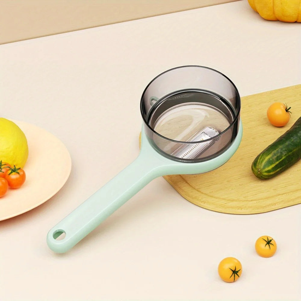 Multi-Function Vegetable Peeler with Integrated Peel Storage - 11