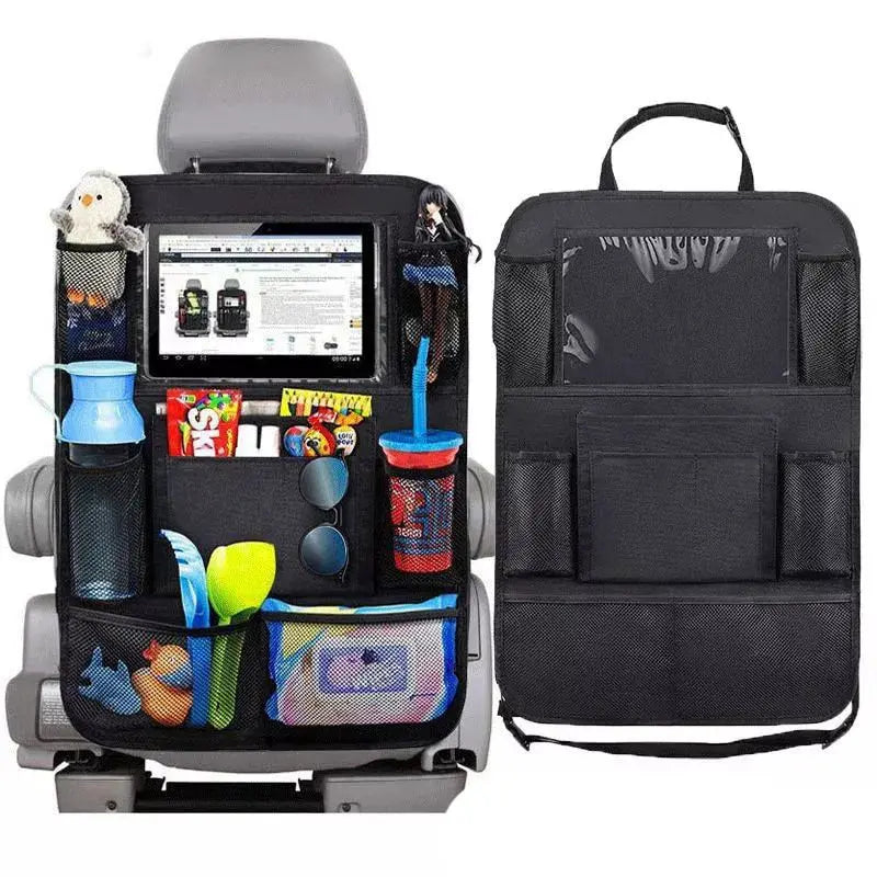 Car Backseat Organizer with Touch Screen Tablet Holder - 21