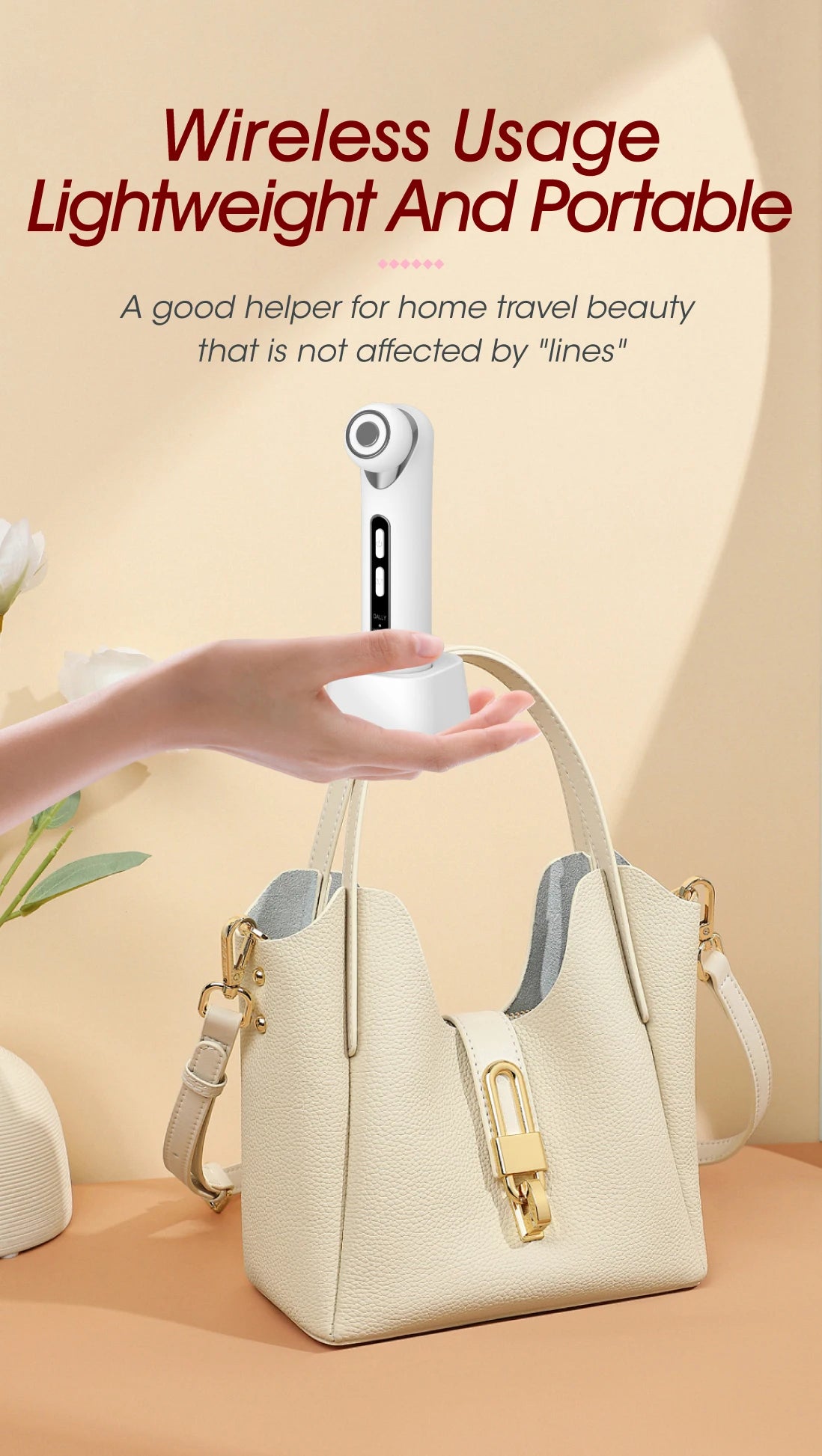 3-in-1 LED Photon Eye Facial Massager for Puffiness and Fine Lines - 14