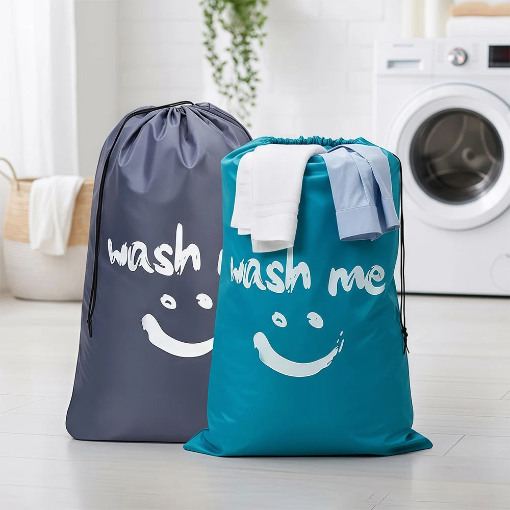 Large Travel Drawstring Laundry Bag - 1