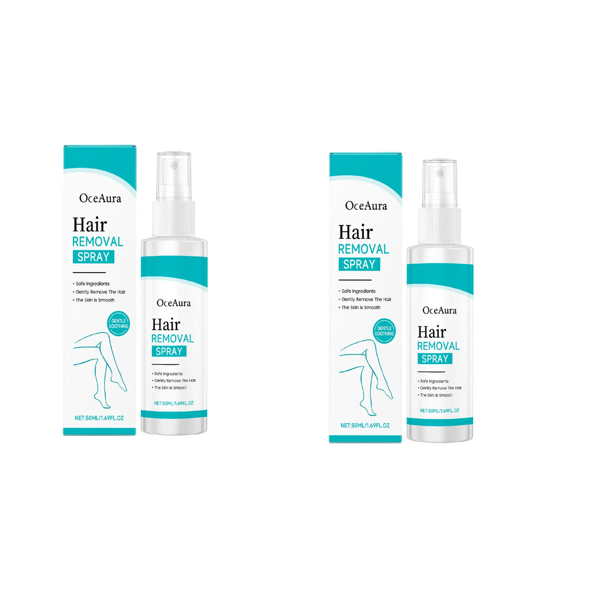 Painless Gentle Hair Removal Spray for Body and Underarms