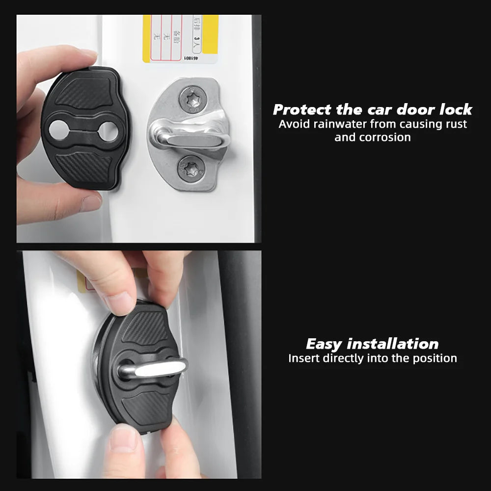 Door Lock Protective Covers for 2025 Model Y - 2