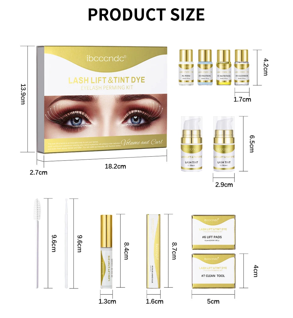 Professional Eyebrow Lamination and Tinting DIY Kit