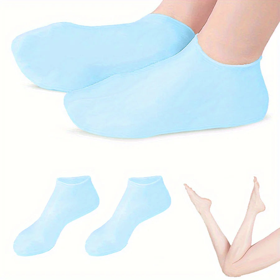 Silicone Moisturizing Socks for Dry Cracked Feet