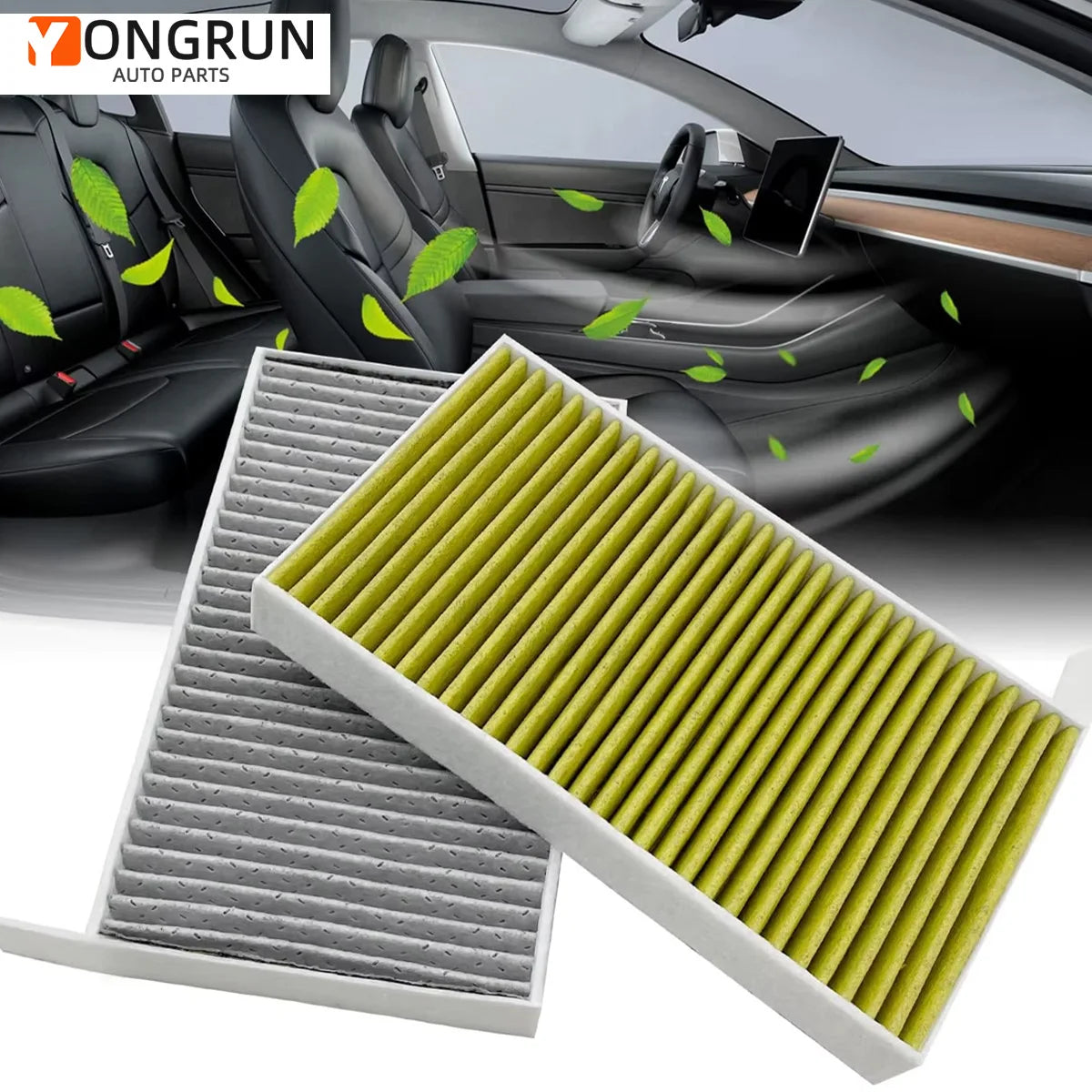 Activated Carbon Cabin Air Filter for Tesla Model 3 and Model Y - 1