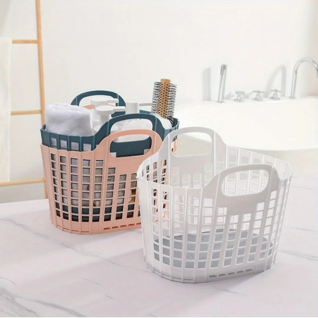 Foldable Portable Storage Basket for Laundry and Organizing - 2