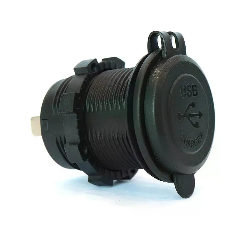 Dual USB Fast Car Charger Socket with Touch Switch - 15