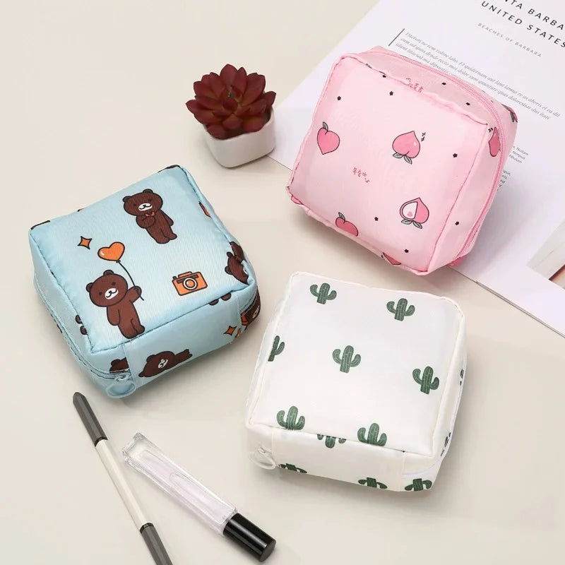 Portable Multi-Functional Sanitary Napkin and Travel Storage Pouch - 5