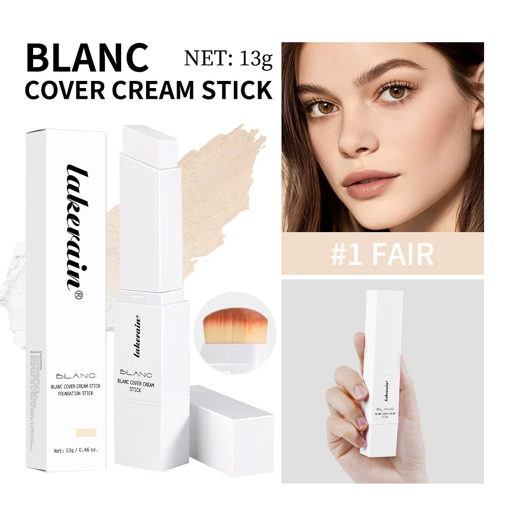 Full Coverage Cream Foundation Stick with Detachable Brush - 26