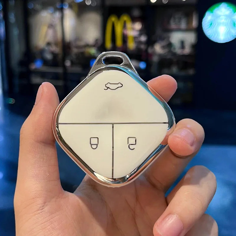Protective TPU Car Remote Key Cover for 3-Button Smart Fobs