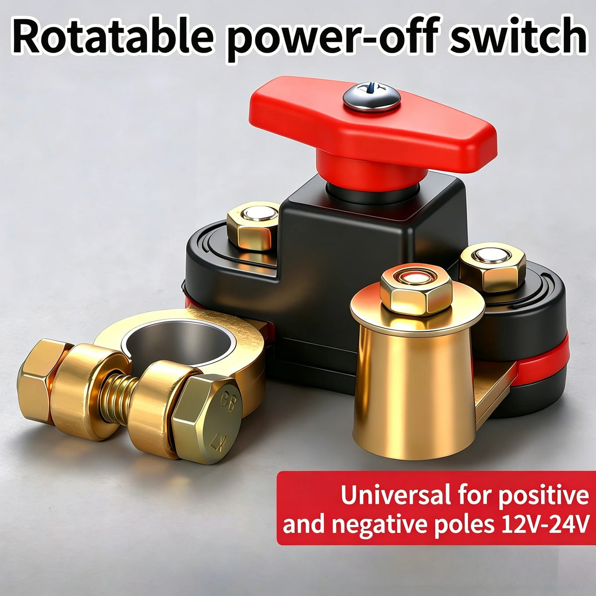 Universal Car Battery Disconnect Switch for Vehicles