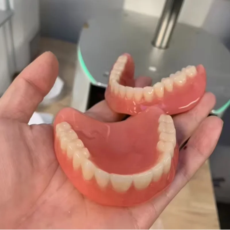 Custom Silicone Upper and Lower Denture Set - 6