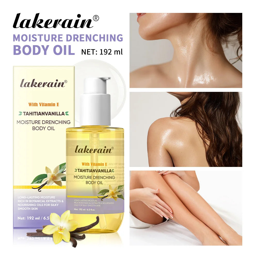 Vanilla Hydrating Body Oil for Dry Skin - 1