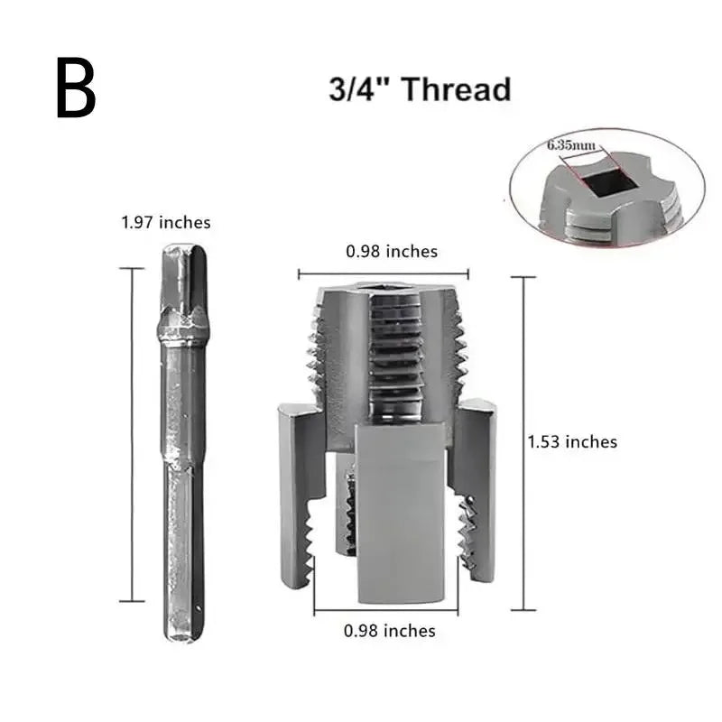 Electric Drill Pipe Threading Tool for PVC Pipes