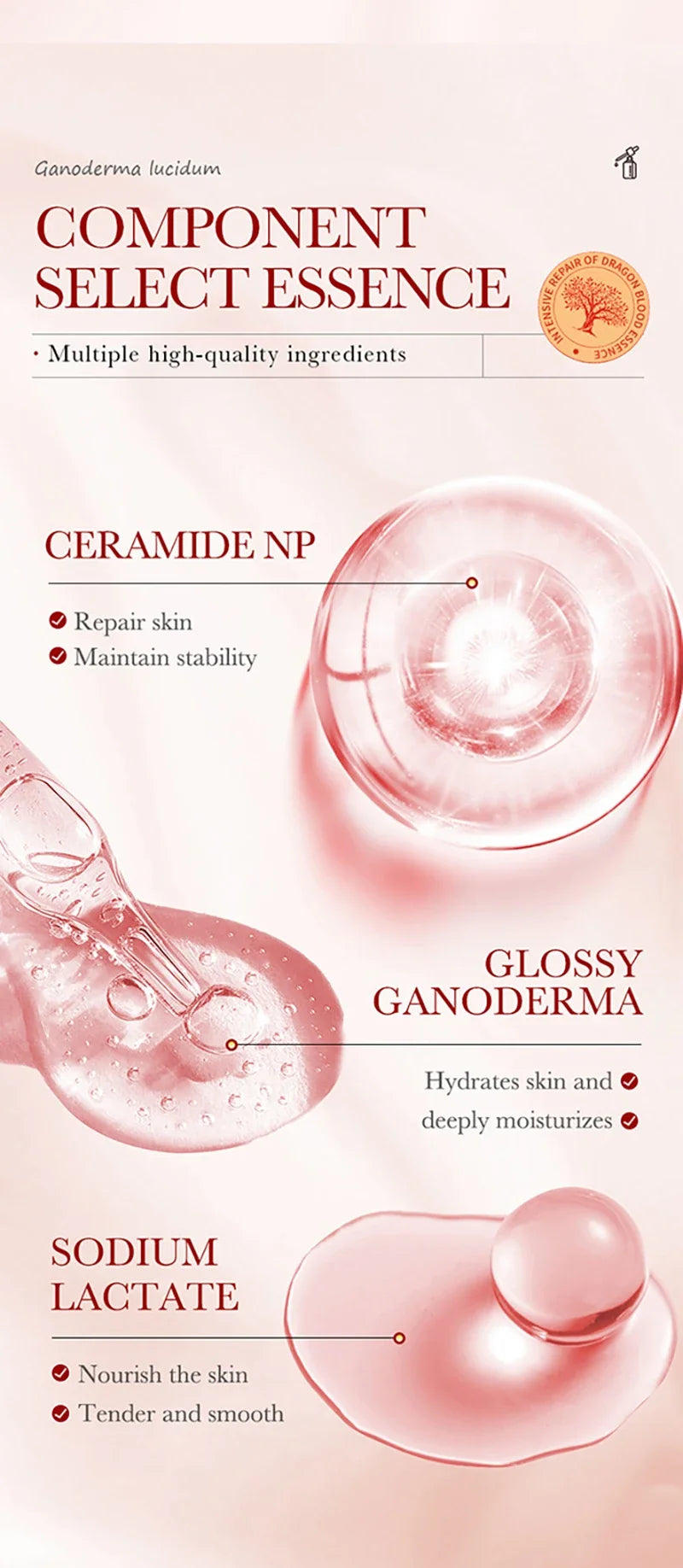 Dragon Blood Anti-Aging Facial Serum for Firming and Wrinkle Reduction - 12