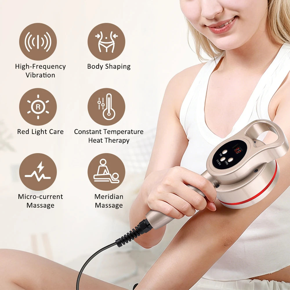 Electric Microcurrent Meridian Body Sculpting Massage Brush - 2