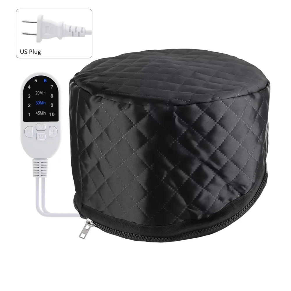 Electric Thermal Hair Steamer Cap for Deep Conditioning - 13