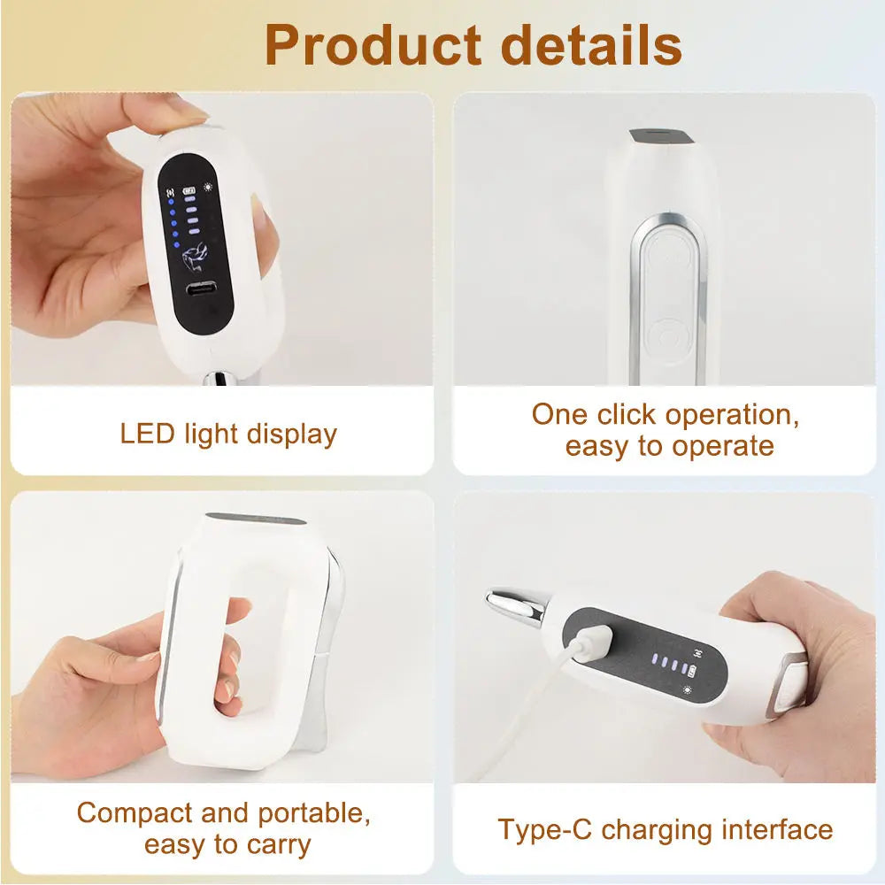 Electric EMS Microcurrent Body Massage Blade for Muscle Relaxation