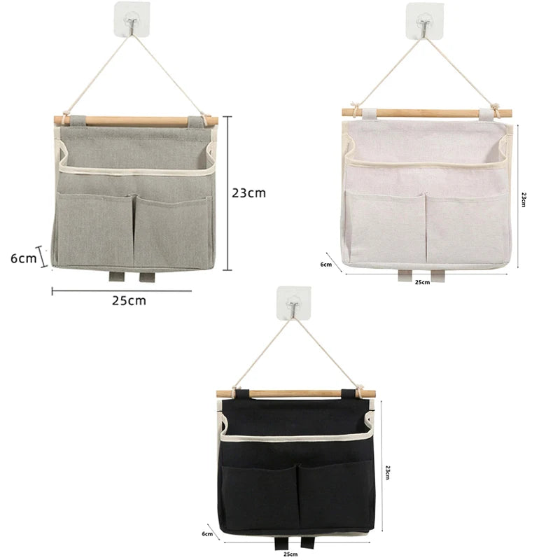 Wall Mounted Hanging Storage Organizer for Bedroom and Dorm - 6