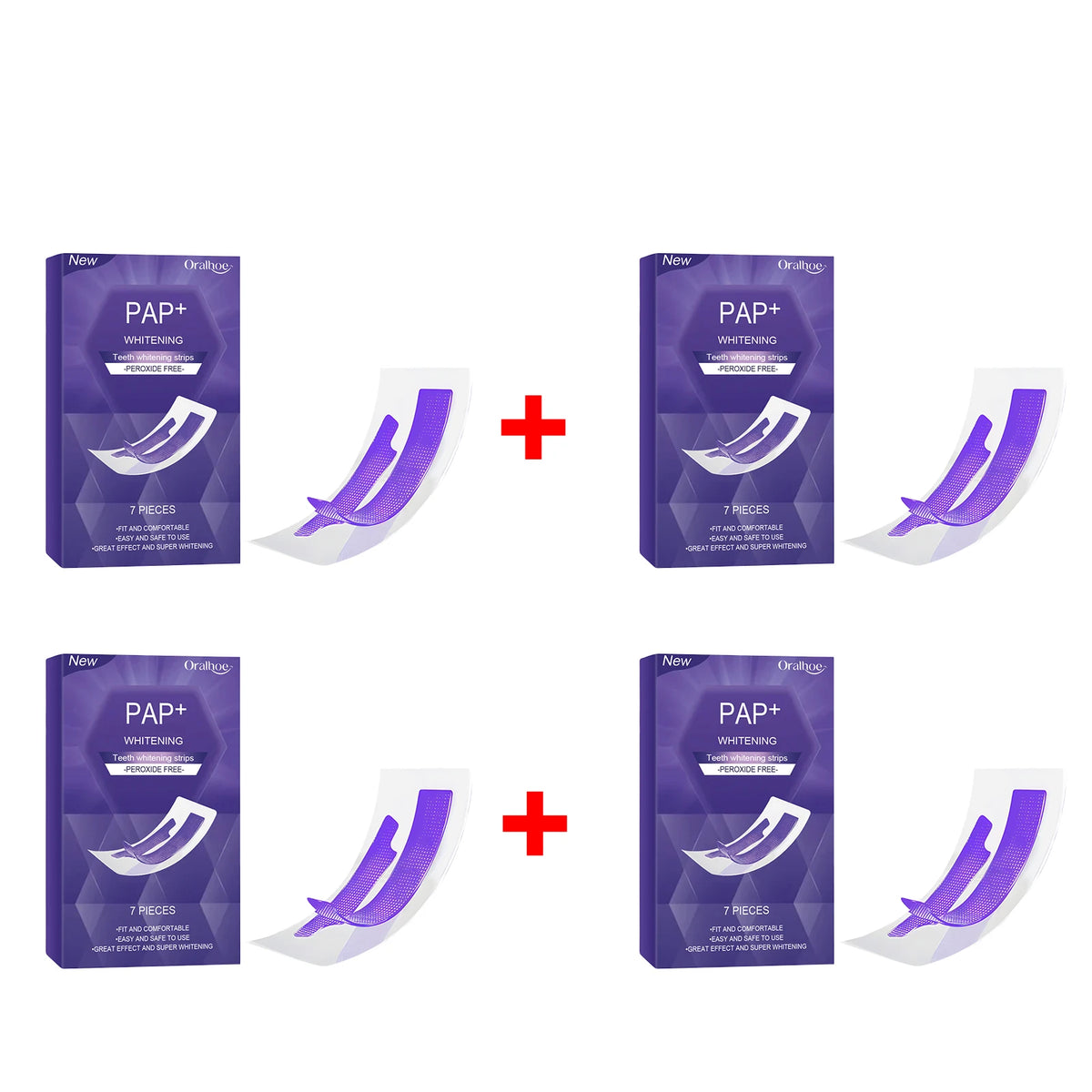 Gentle Peroxide-Free Teeth Whitening Strips