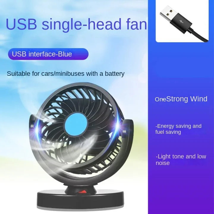 Adjustable USB Powered Car Backseat Cooling Fan
