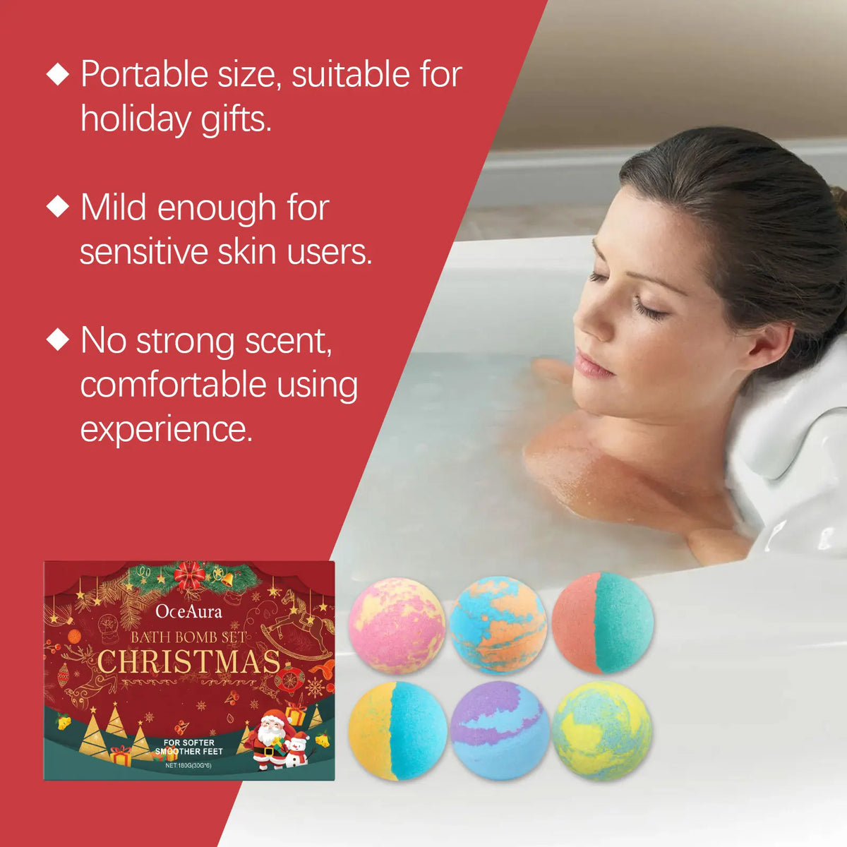 Aromatic Bath Bomb Gift Set for Kids and Adults