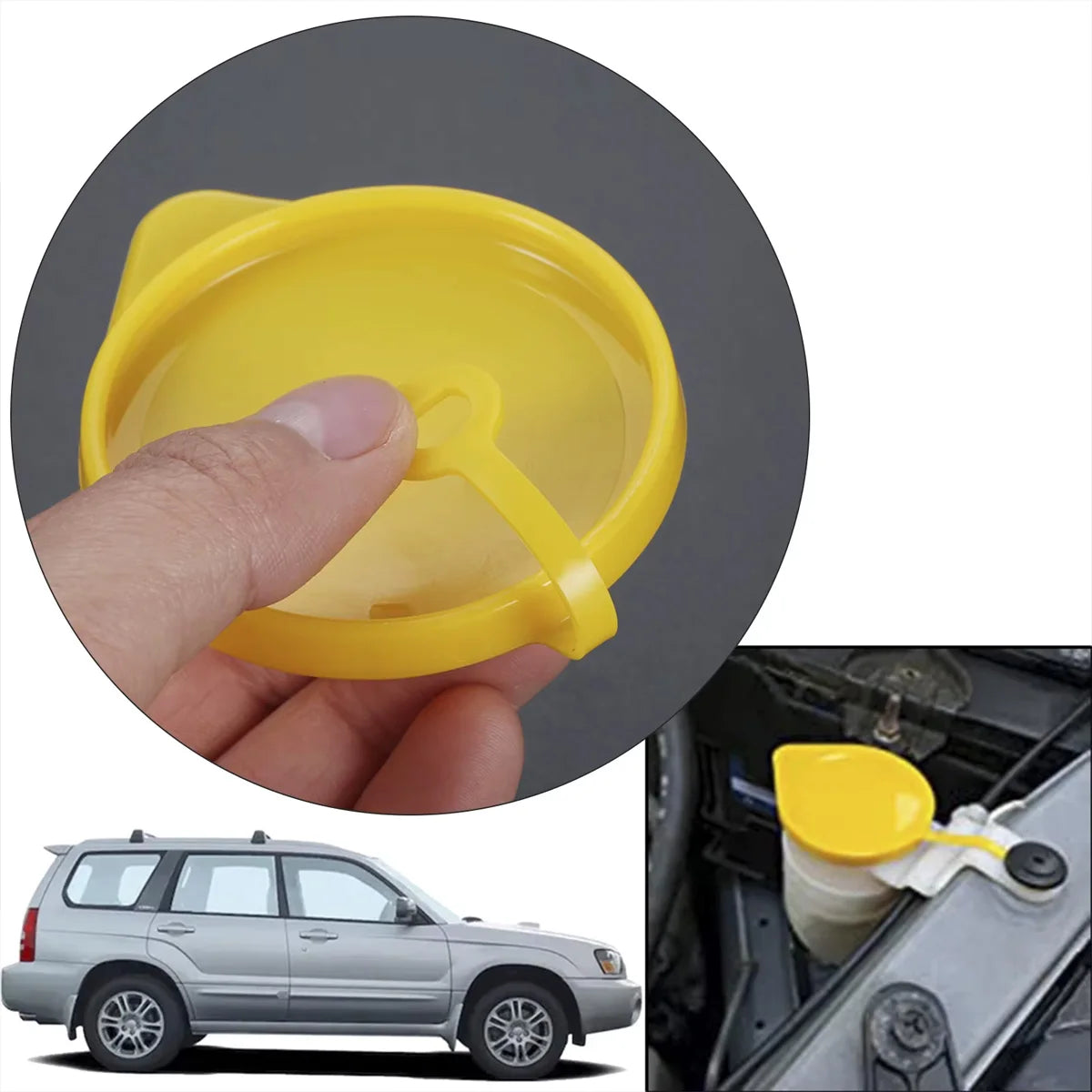 Windshield Washer Fluid Reservoir Cap for Subaru - 4