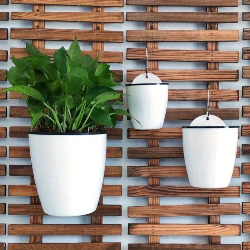 Self-Watering Hanging Wall Planter for Indoor Plants - 12