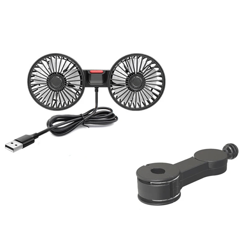 Adjustable USB Powered Car Backseat Cooling Fan
