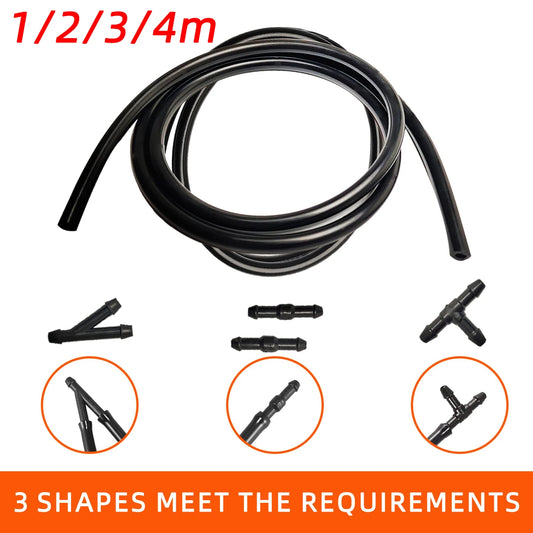 Universal Windshield Washer Hose Kit with Connectors for Car Repair