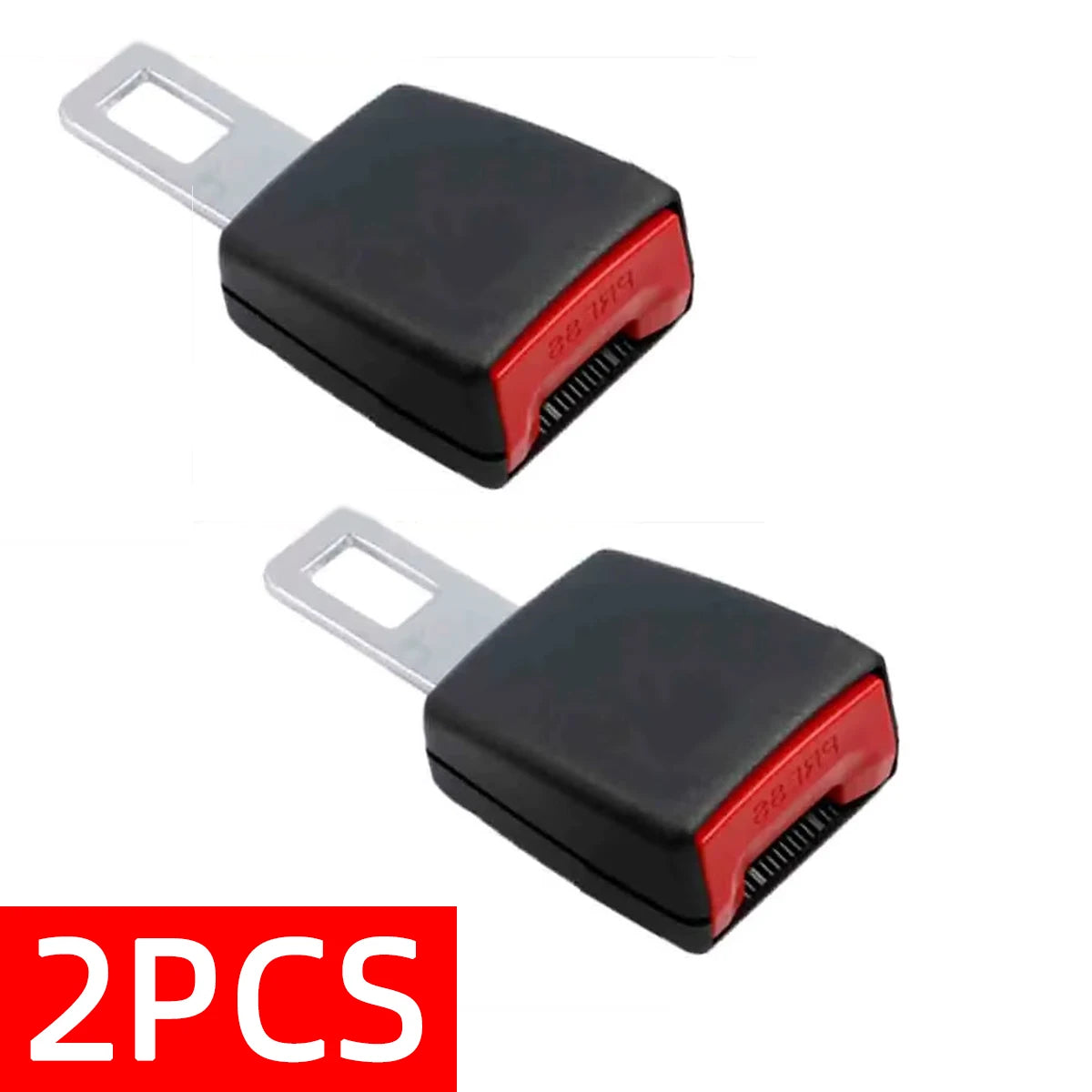 Universal Car Seat Belt Extender Safety Buckle 2-Piece Set