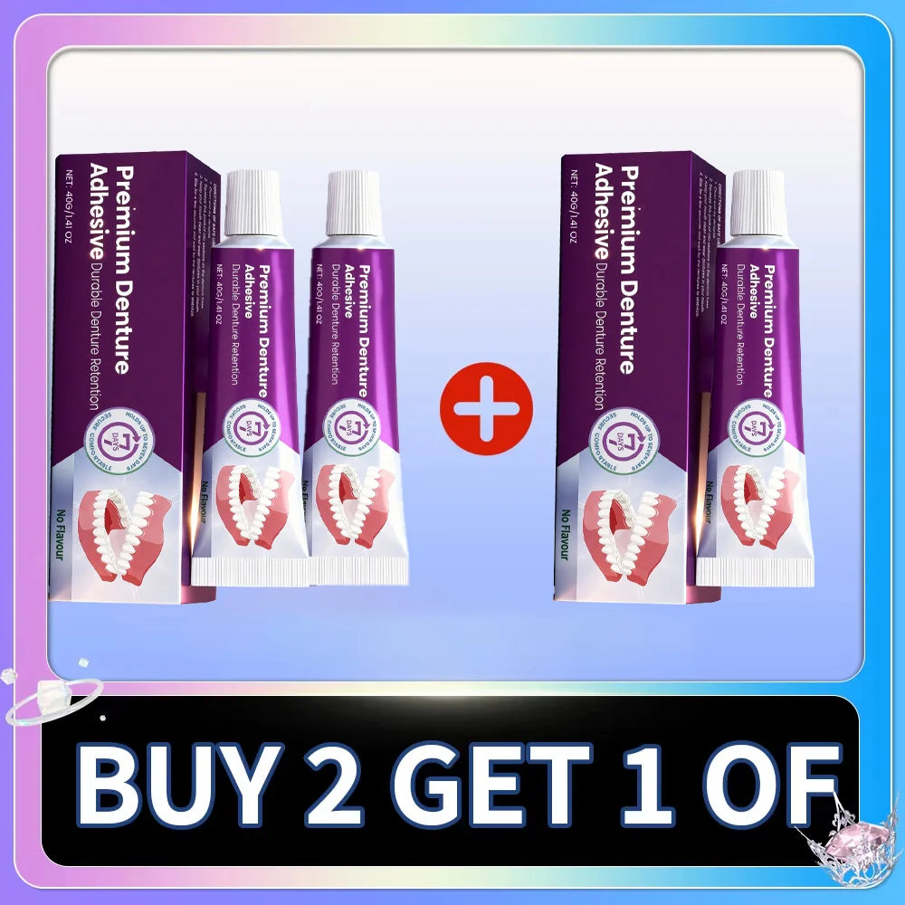 Long-Lasting Denture Adhesive Cream for Secure Hold