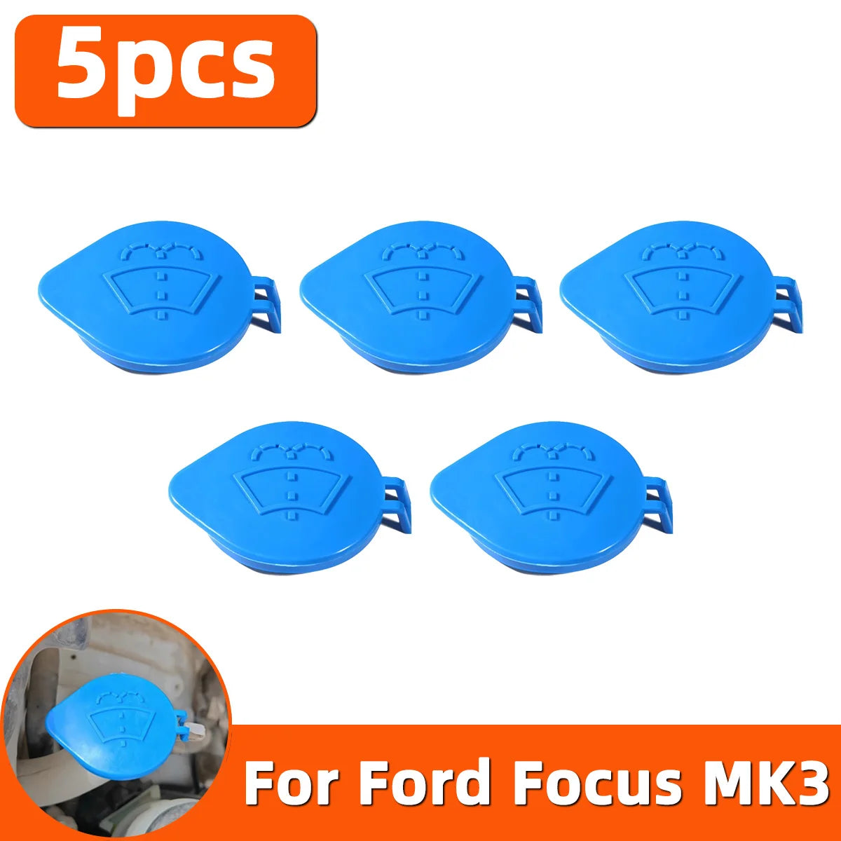 Windshield Wiper Washer Fluid Reservoir Cap for Ford Focus MK3 - 7