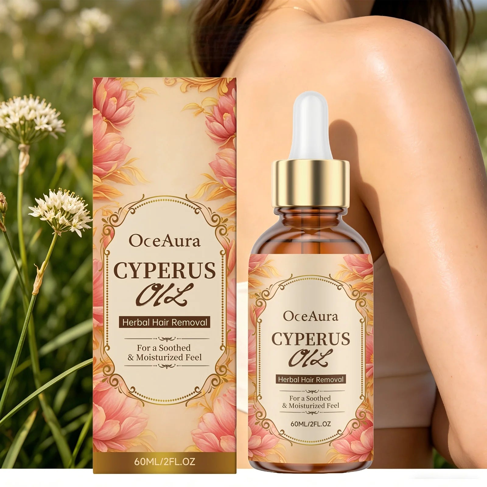Herbal Cyperus Oil Hair Growth Inhibitor and Soothing Serum - 11