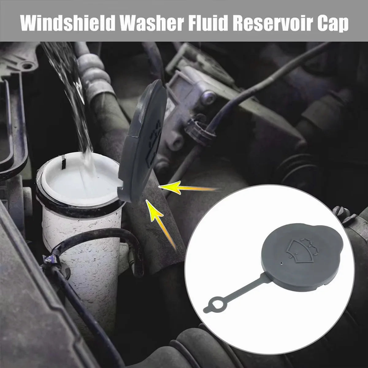 Windshield Washer Fluid Reservoir Cap for Nissan Micra