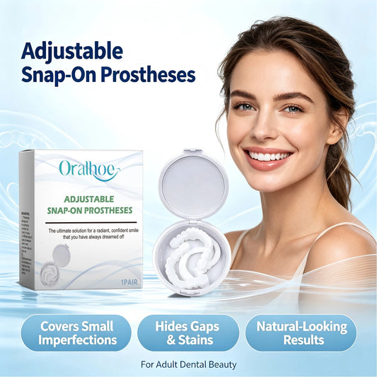 Adjustable Snap-On Dentures for Instant Smile Makeover
