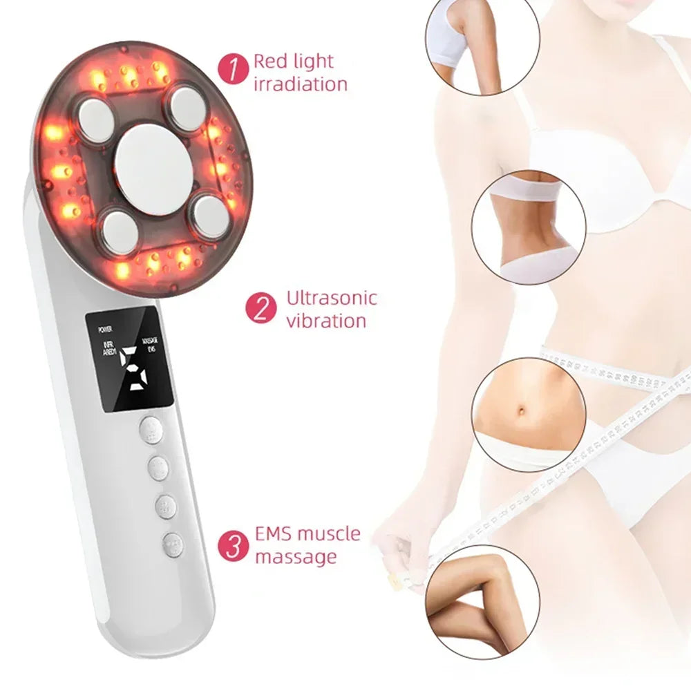 3-in-1 Ultrasonic Body Slimming and Skin Tightening Massager - 3