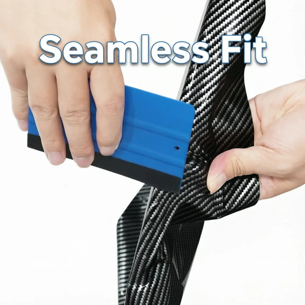 Glossy Carbon Fiber Vinyl Wrap for Car Exterior and Interior - 9