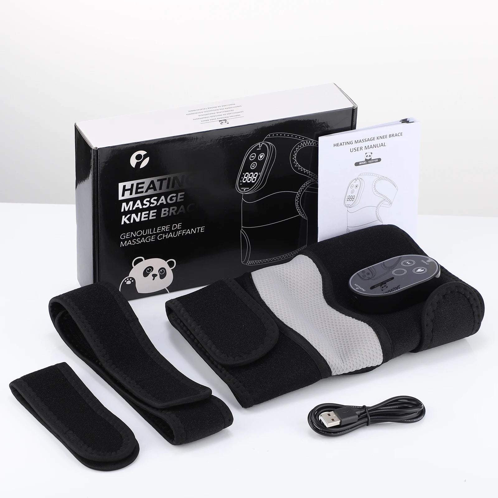 Heated Vibrating Knee Massager Wrap for Joint Pain Relief - 15