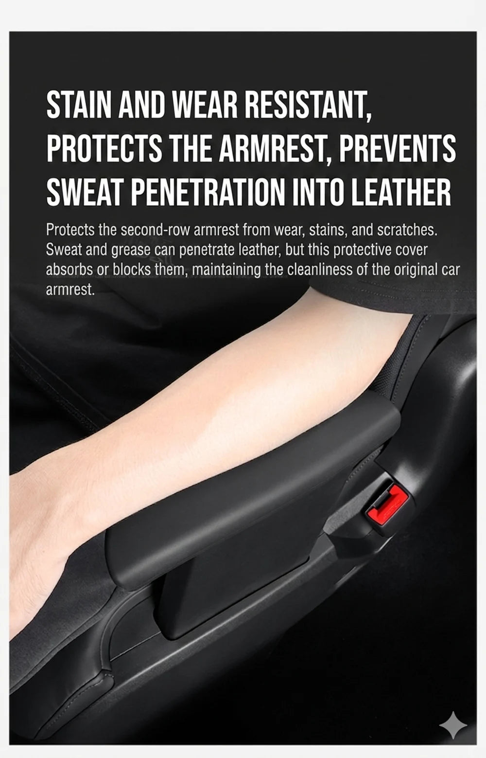 Silicone Armrest Covers for Second Row Seats - 11
