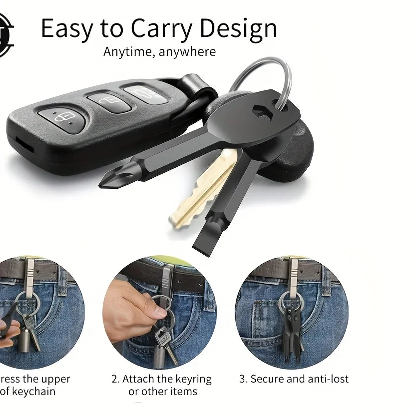 Portable Keychain Screwdriver Repair Tool Set