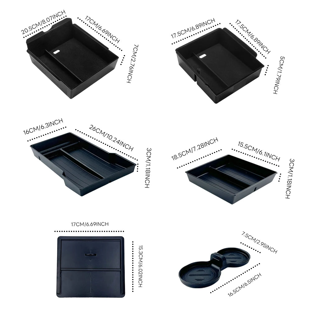 Center Console Armrest Storage Organizer for Model 3 Highland 2024-2025 - 3