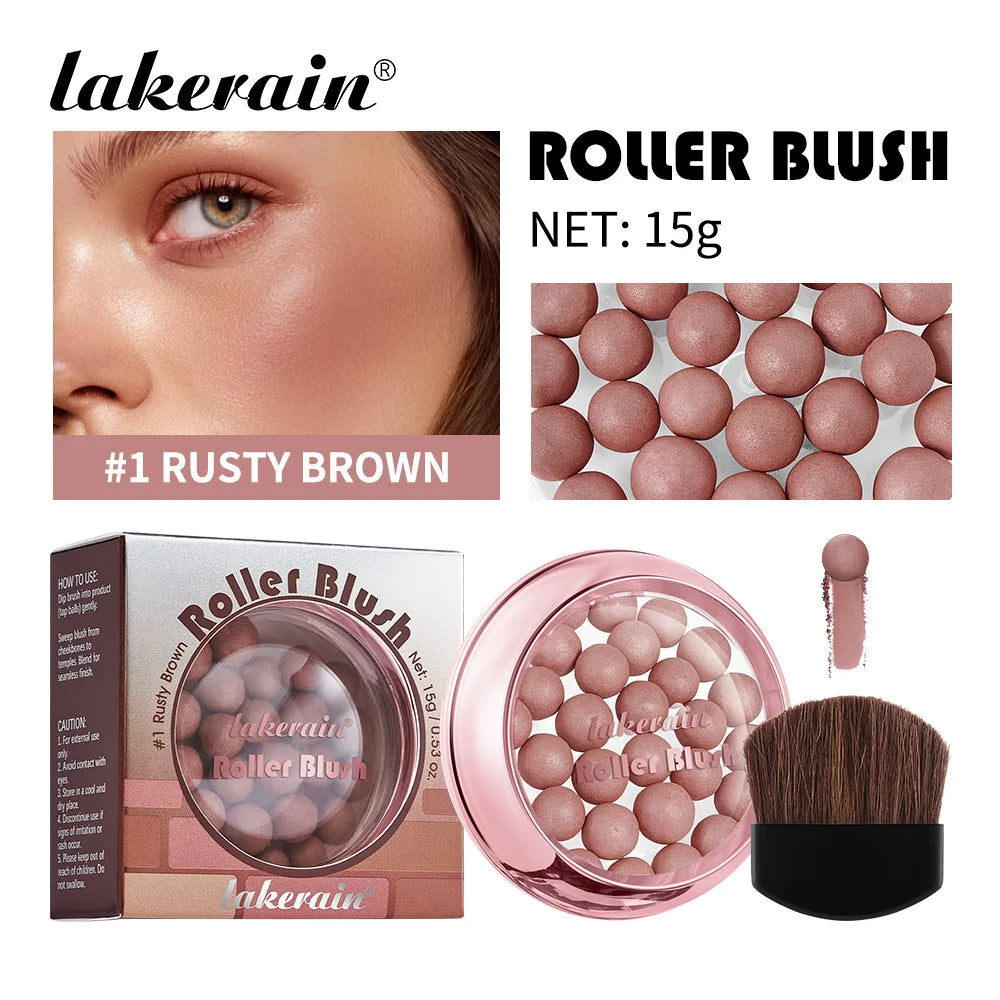 Long-Lasting Shimmering Spherical Powder Blush - 22