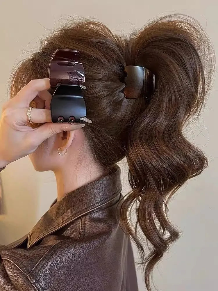High Ponytail Volumizing Hair Claw Clip